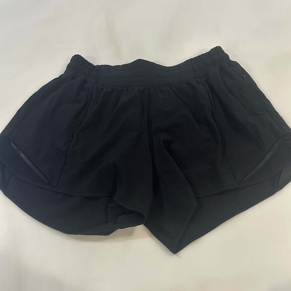 Black Lulu Running Shorts